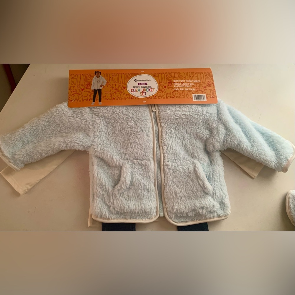 Toddler 3 piece jacket set.